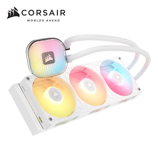 海盜船Corsair 二代 iCUE LINK TITAN 360 RX ARGB CPU水冷散熱器【白】