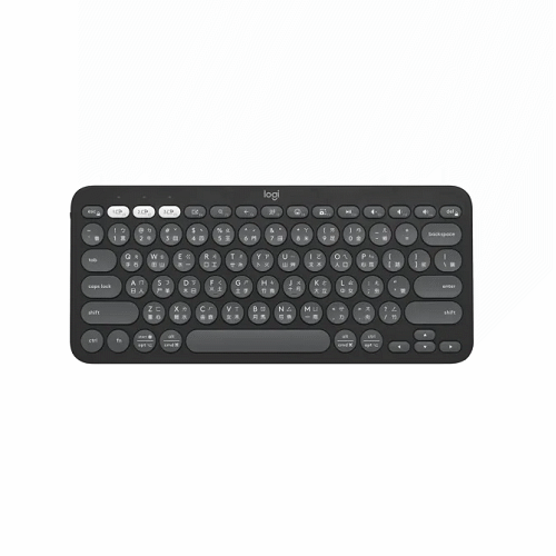 羅技 Pebble Keys 2 K380 跨平台藍牙鍵盤-石墨灰