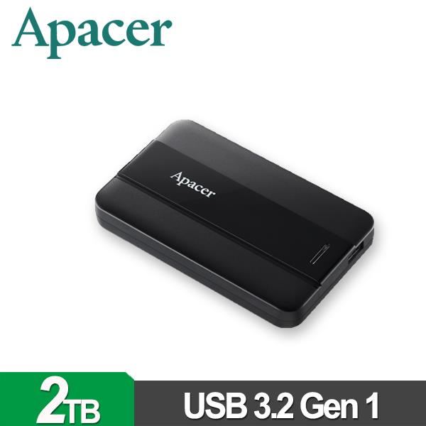 宇瞻 Apacer AC237 2TB (典雅黑) 2.5吋行動硬碟