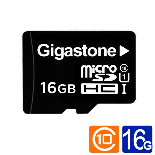 Gigastone microSDHC UHS-I U1 16G記憶卡(附轉卡)