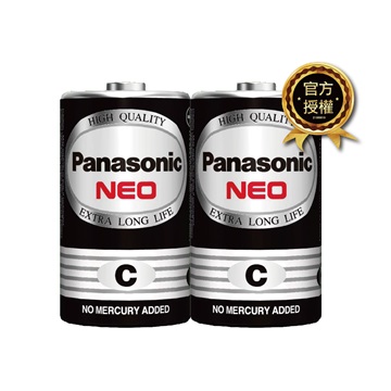 Panasonic 錳乾電池 2號 2入 ( R14NNT/2SC (240個/箱) )