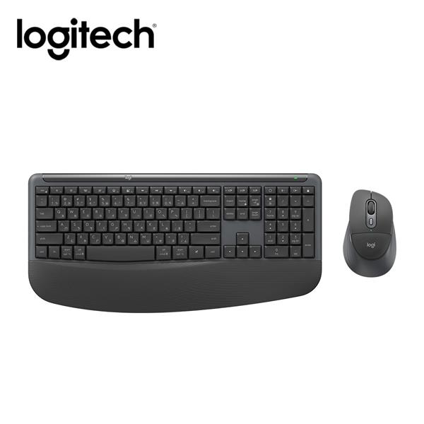 羅技 MK880(石墨黑)多工舒適無線鍵盤滑鼠組