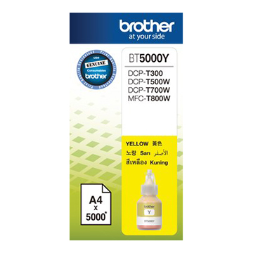 Brother BT5000Y墨水5000張黃色