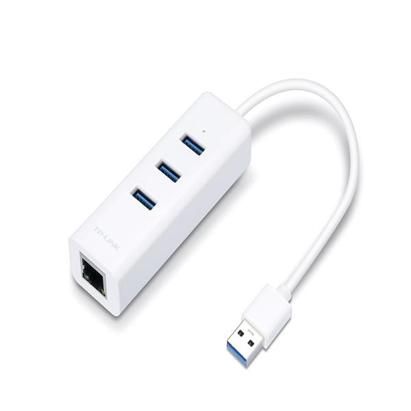 TP-LINK UE330(UN) 版本:4 3埠USB 3.0集線器與Gigabit USB網路卡
