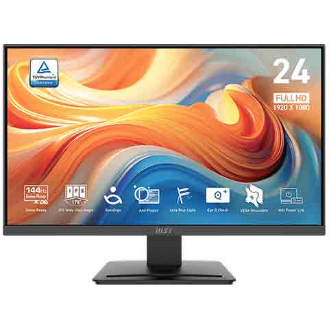 MSI PRO MP243L E14 平面螢幕 (24型/FHD/HDR/144Hz/1ms/IPS)