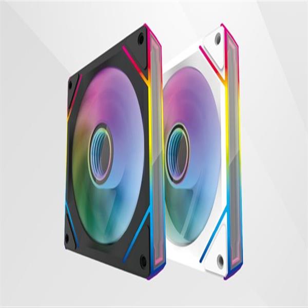 振華AURACOOL 12公分正向白色 ARGB無限鏡風扇