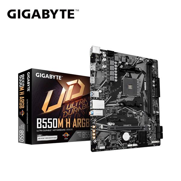 技嘉GIGABYTE B550M H ARGB AMD 主機板