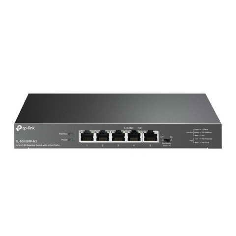 TP-LINK 5 埠 2.5G 桌上型交換器 (含 4 埠 PoE++) ( TL-SG105PP-M2(UN) Ver:2.0 )