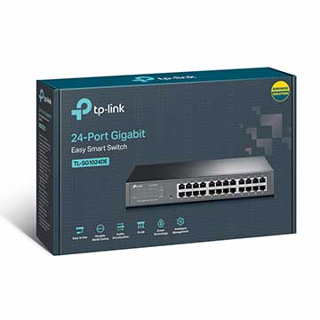 TP-LINK 24埠 Gigabit簡易智慧型交換器 ( TL-SG1024DE(UN) Ver:7.4 )