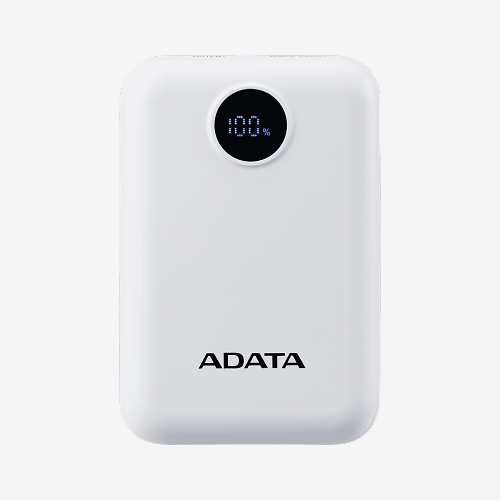 C100 Digital Display 10000mAh 20W快充行動電源(白)