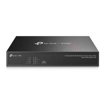 TP-LINK VIGI 4 路 PoE+ 網路監控主機/監視器主機(NVR) ( VIGI NVR1004H-4P(UN) Ver:1.0 )