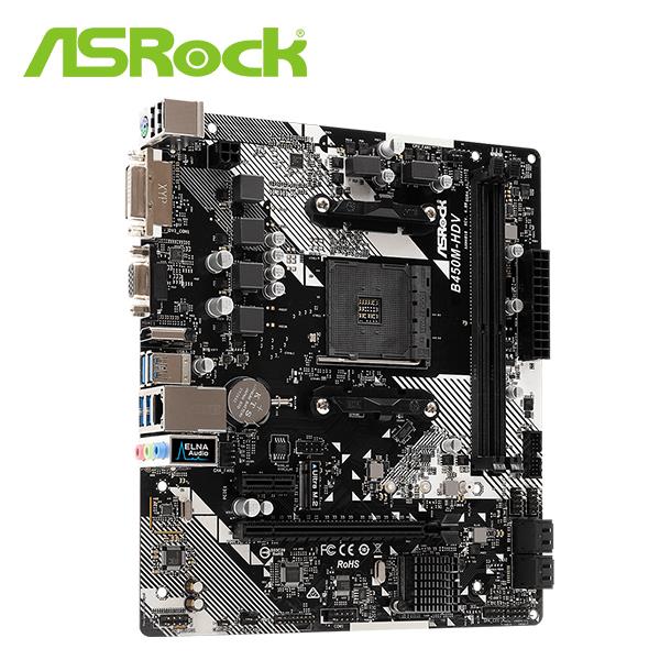 華擎 ASRock B450M HDV R4.0 AMD AM4 M-ATX 主機板