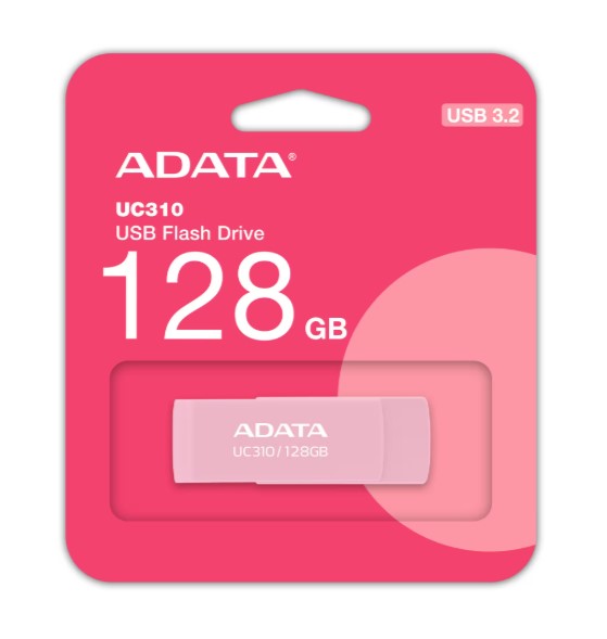 UC310 128GB 無蓋旋轉碟/粉紅色/USB3.2