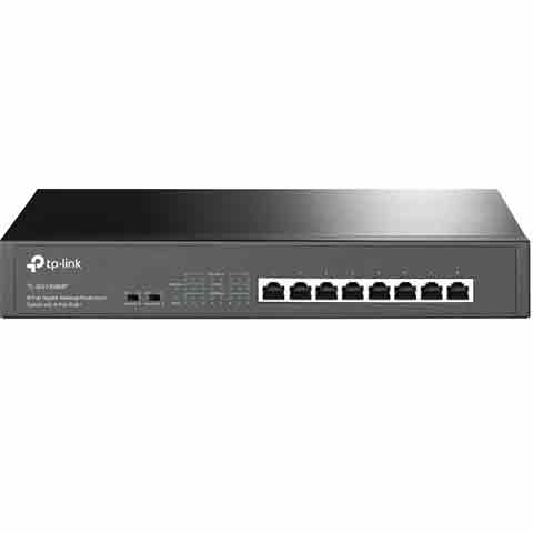 TP-LINK 8 埠 Gigabit 桌上型/機架式交換器(含 8 埠 PoE+) ( TL-SG1008MP(UN) Ver:5.4 )