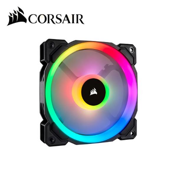 海盜船Corsair LL120 120mm雙光環 RGB LED 機殼風扇