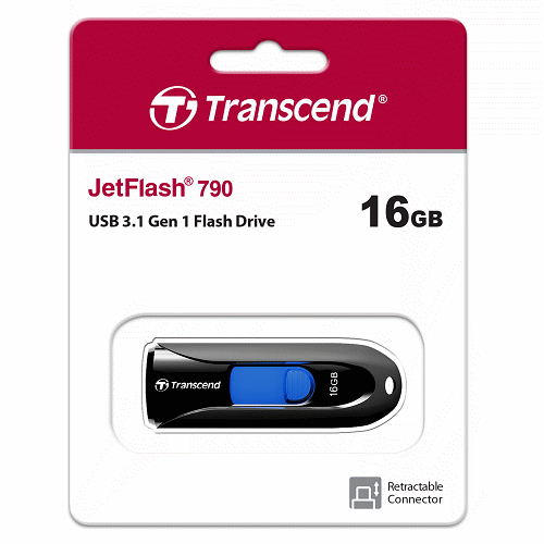 TRANSCEND JetFlash790 16GB 隨身碟(黑)