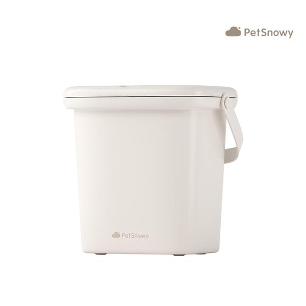 PetSnowy真空儲糧桶 米白