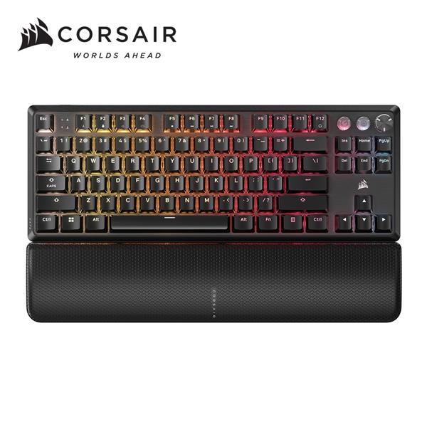 海盜船Corsair K70 PRO 80% RGB 機械鍵盤【MGX磁軸｜黑・英文】