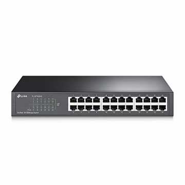 TP-LINK 24 埠 10/100Mbps 桌上/機架式交換器 ( TL-SF1024D(UN) Ver:3.4 )
