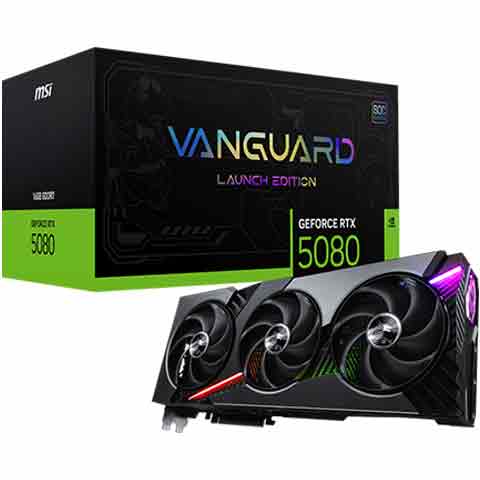 MSI RTX 5080 16G VANGUARD SOC LAUNCH ED