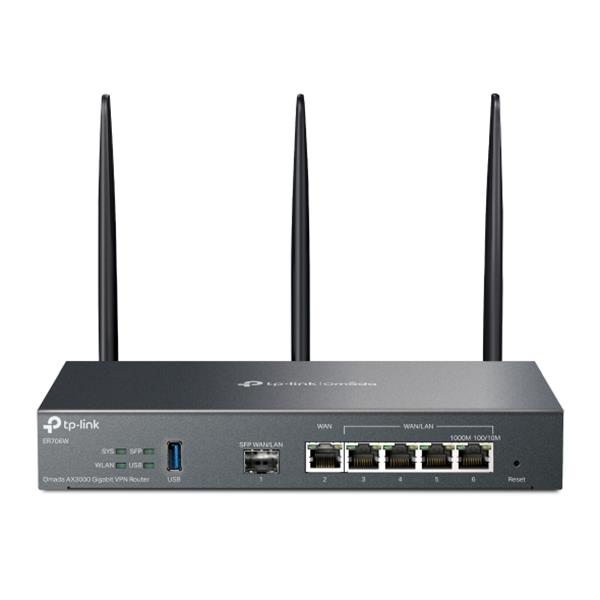 TP-LINK ER706W(US) 版本:1 Omada AX3000 Gigabit VPN 路由器 (商用)