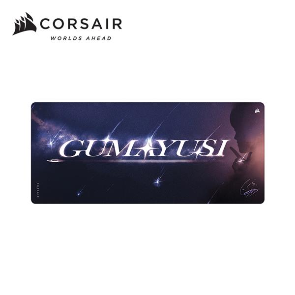海盜船Corsair MM 2XL 防磨損布面滑鼠墊 Gumayusi 聯名星夜款 930x400mm