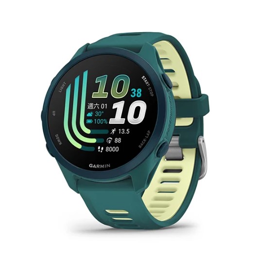 Forerunner 170 Music, GPS, WiFi, Teal Green/Citron, 青綠色