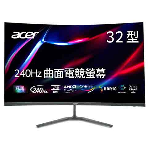 ACER Nitro ED320Q W0 32"曲面電競螢幕 ( MM.VB9TT.001 )