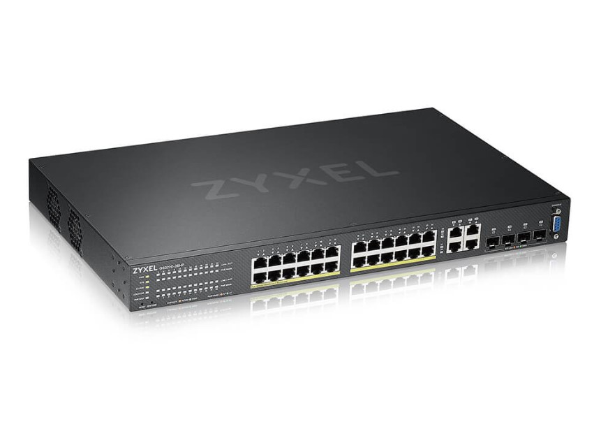 GS2220-28HP/24埠GbE PoE+4埠Combo L2+網管型交換器