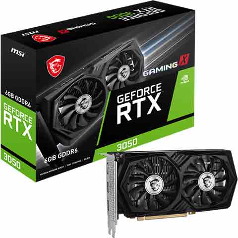 MSI RTX 3050 GAMING X 6G