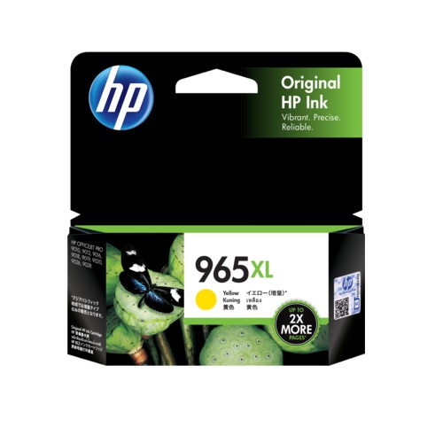HP 965XL 高印量黃色墨水匣