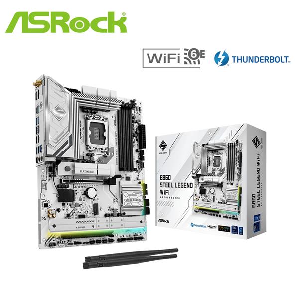 華擎 ASRock B860 Steel Legend WiFi ATX 主機板