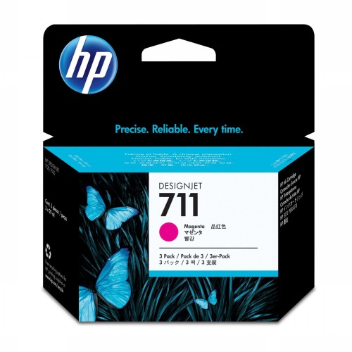 HP 711 洋紅色墨水匣