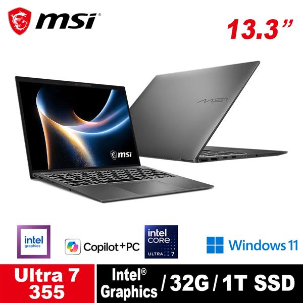 微星 MSI Prestige 13 AI+ A3MG-049TW 13吋筆電