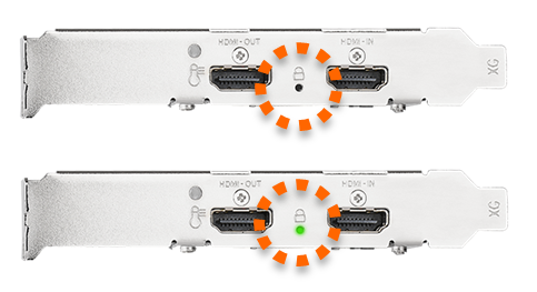 Built-in Signal-lock LED Indicator and RGB LED Temperature Indicator