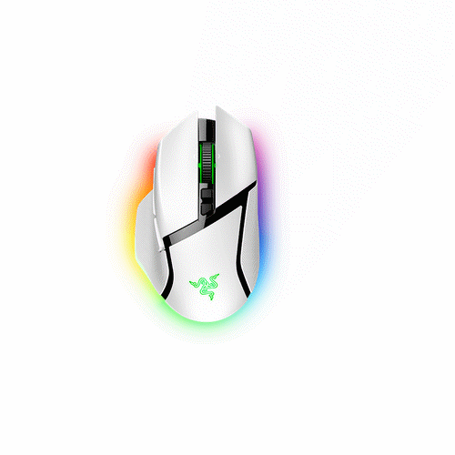 Razer 巴塞利斯蛇 V3 Pro 無線滑鼠(白色)