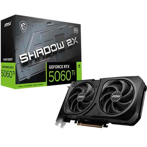 MSI RTX 5060 Ti 16G SHADOW 2X OC PLUS