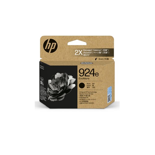 HP 924e EvoMore Black Original Ink Cartridge