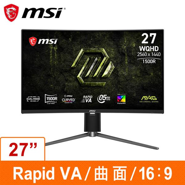 微星MSI MAG 274CQPDF X32 (27吋 電競曲面顯示器)