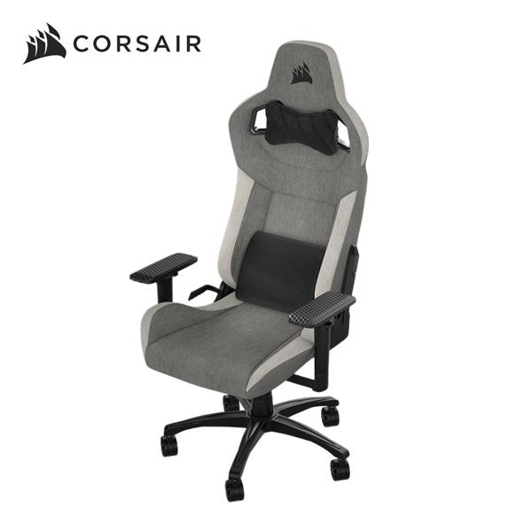 海盜船Corsair T3 RUSH 電競椅【灰白・布質】
