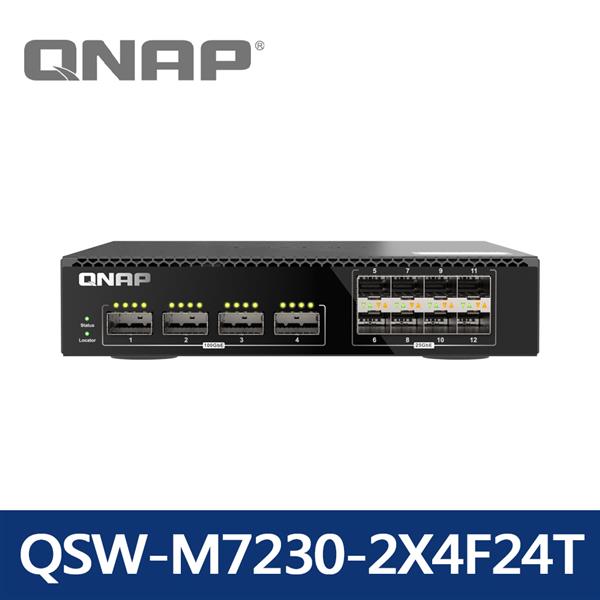 QNAP QSW-M7230-2X4F24T L3 Lite管理型 100GbE交換器