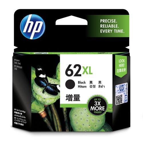 HP 62XL 黑色墨水匣