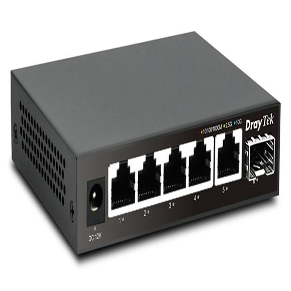 居易科技VigorSwitch Q60x 6埠 2.5G交換器