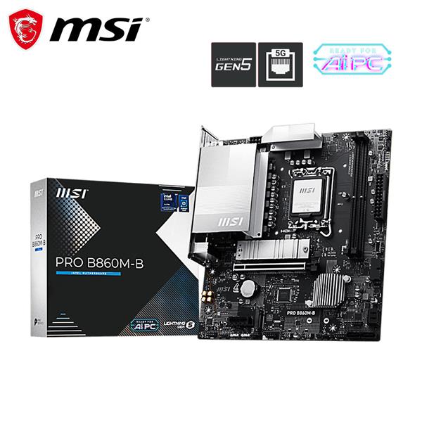 微星MSI PRO B860M-B INTEL 主機板