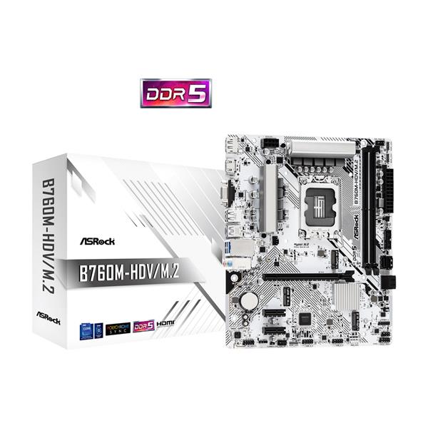 華擎 ASRock B760M-HDV/M.2 MATX INTEL主機板
