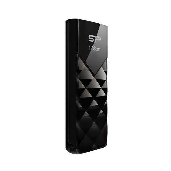 SP 廣穎 B03 128G 鑽石刻紋USB3.2隨身碟(黑)