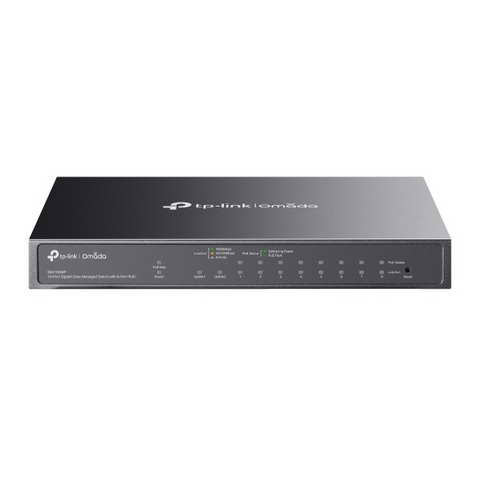 TP-LINK Omada 10 埠 Gigabit 簡易管理型交換器 (含 8 埠 PoE+) ( ES210GMP(UN) Ver:1.0 & 1.2 )