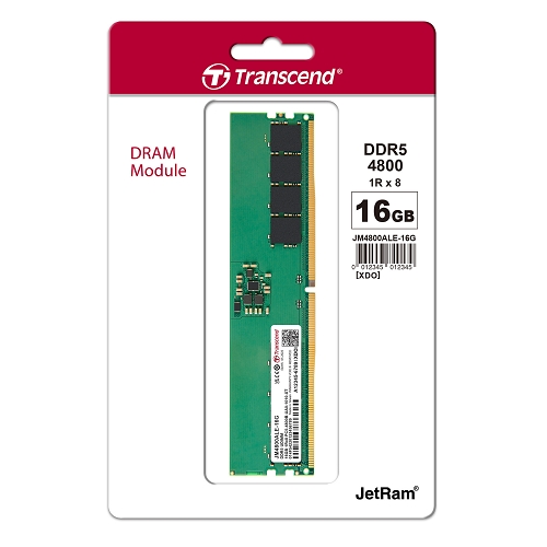 TRANSCEND 16GB 桌上型記憶體