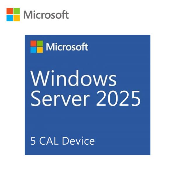 微軟Microsoft Windows Server 2025 5 Device CAL 中文隨機版