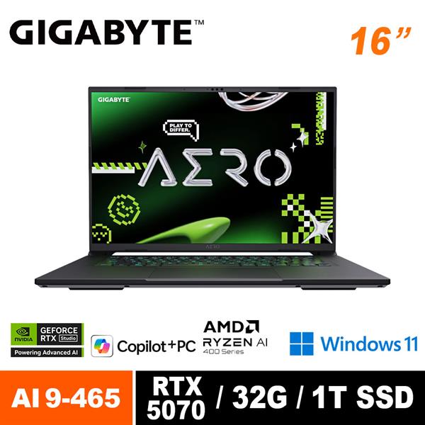 技嘉GIGABYTE AERO X16 4WHN3TWC64DH 16吋筆電